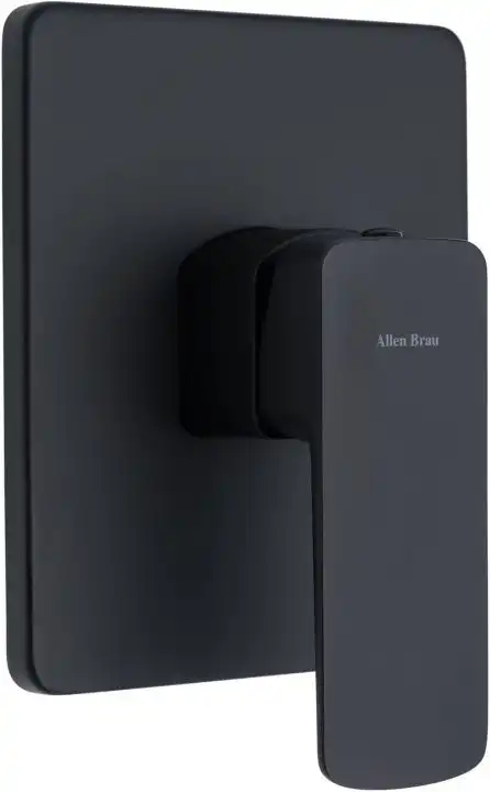Смеситель для душа Allen Brau Infinity 5.21015-31 встраиваемый, с внутренней частью, Черный матовый фото 1