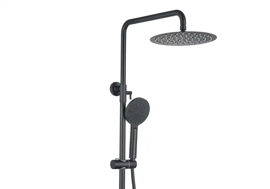 Душевая система Aquatek ВЕГА AQ2040MB, Черный матовый фото 6