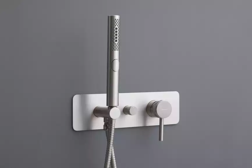 Смеситель для душа Allen Brau Priority 5.31009-BN встраиваемый, с внутренней частью, Никель фото 7