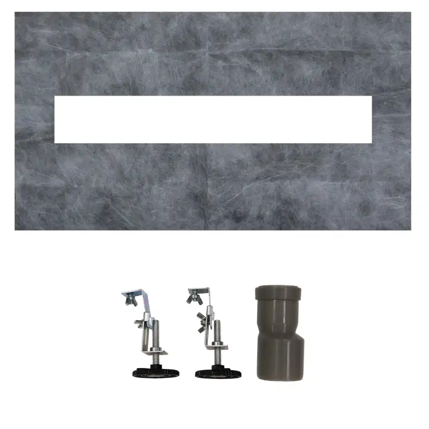 Душевой лоток Azario 80 см AZT3TILE800 с решеткой под плитку, Хром матовый фото 4