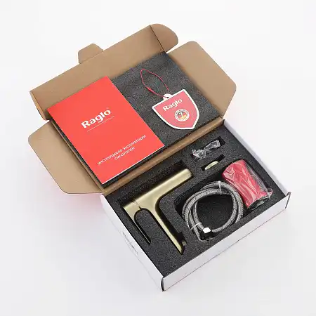 Смеситель для раковины Raglo R03.10.03, Золото матовое фото 11
