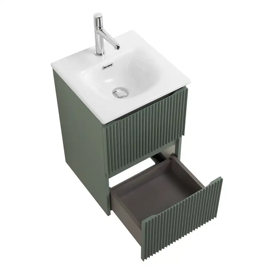 Тумба под раковину BelBagno UNO-MINI-400-2C-SO-VO подвесная, Еловый Матовый фото 4