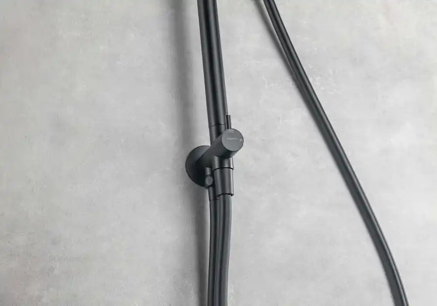 Душевая система Aquatek ВЕГА AQ2046MB, Черный матовый фото 10