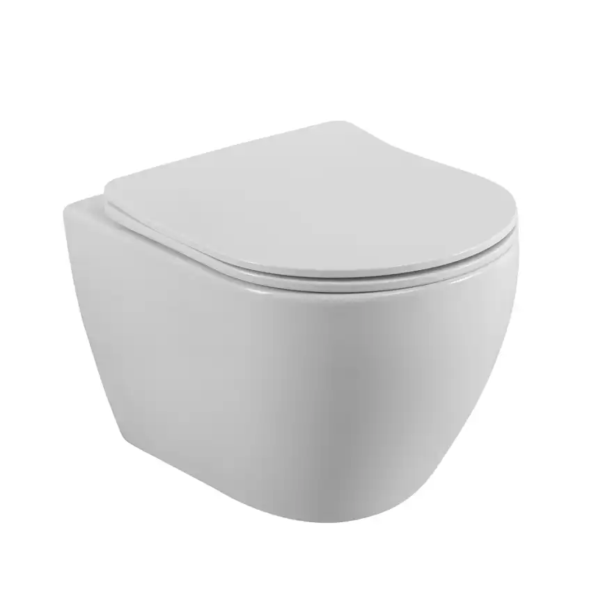 Подвесной унитаз CEZARES STYLUS-TOR CZR-6601-TH-TOR/SC, со смывом TORNADO, с сиденьем микролифт фото 1