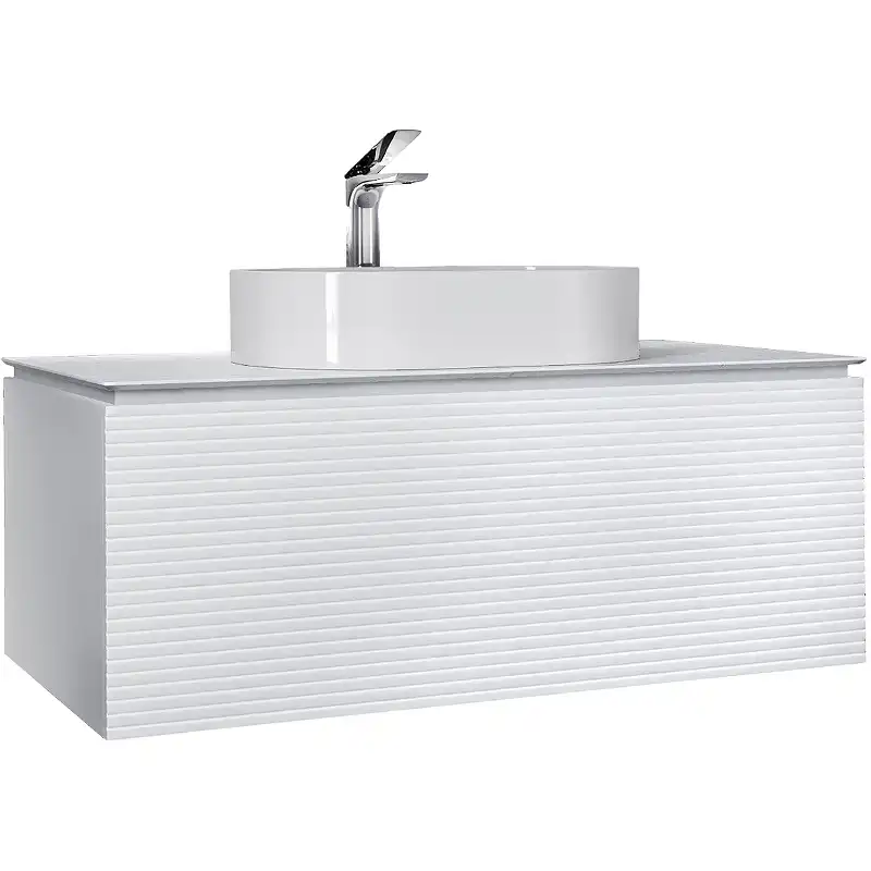 Тумба под раковину Jorno STONE 120 Stn.01.120/P/W/JR Белая фото 1