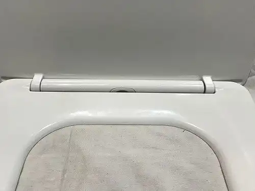 Унитаз-компакт CeramaLux 1218A, безободковый, с бачком и сидением микролифт Белый фото 9