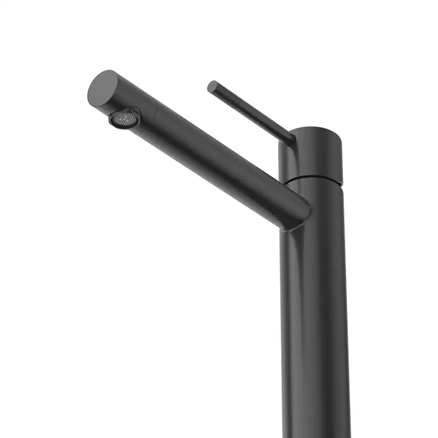 Смеситель для накладной раковины Cezares RELAX-LC2-NOP-W0, Черный матовый фото 3