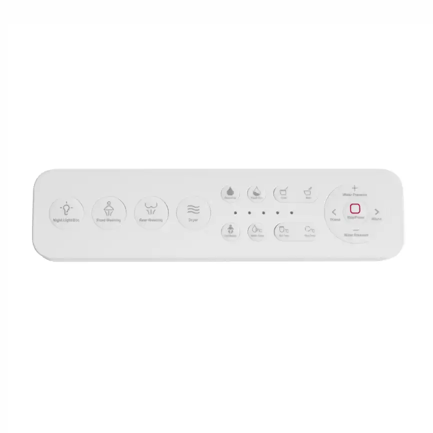 Электронный унитаз-биде Grossman Smart GR-5702 подвесной, с импульсным смывом, белый фото 7