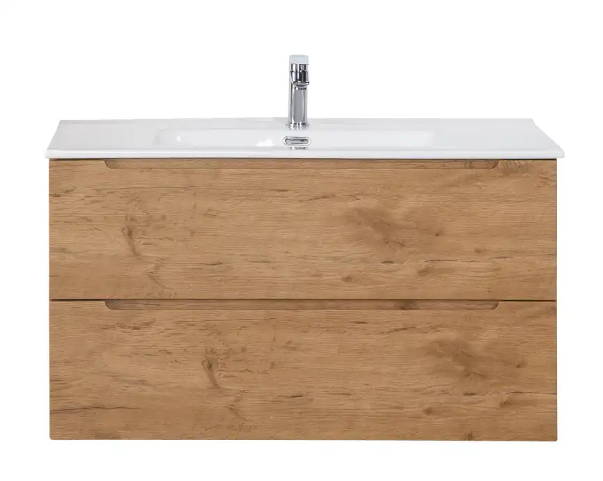 Тумба под раковину BelBagno ETNA-1000-2C-SO-RN-P подвесная Rovere Nature фото 1