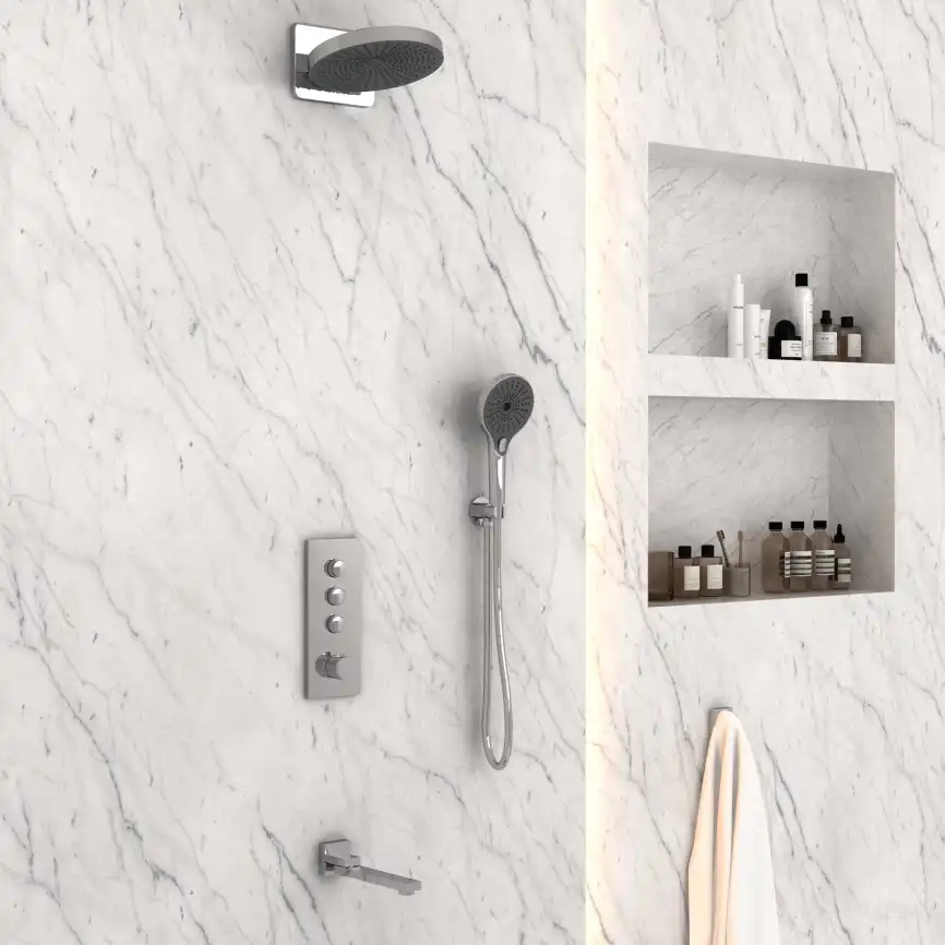 Душевая система  Vincea  VSFW-433TI1CH VSFW-433TI1CH встраиваемая, хром фото 1