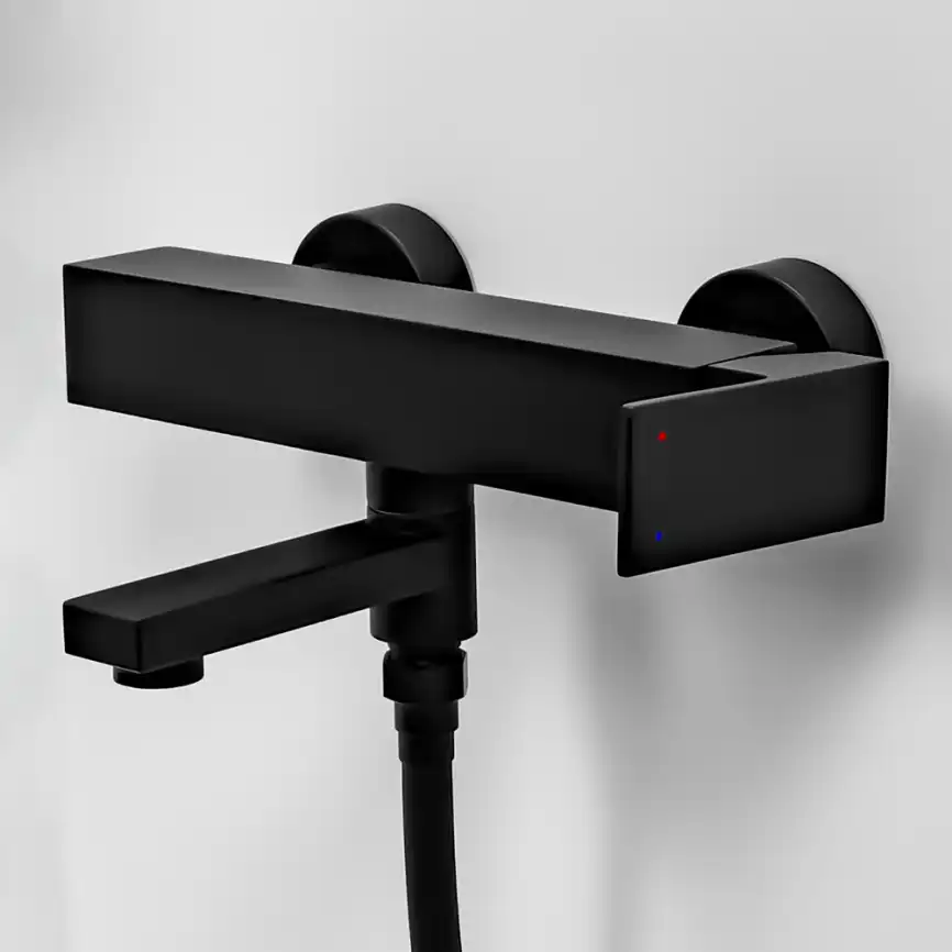 Смесители для ванны AVS Cube 811-211-MB, черный матовый фото 3