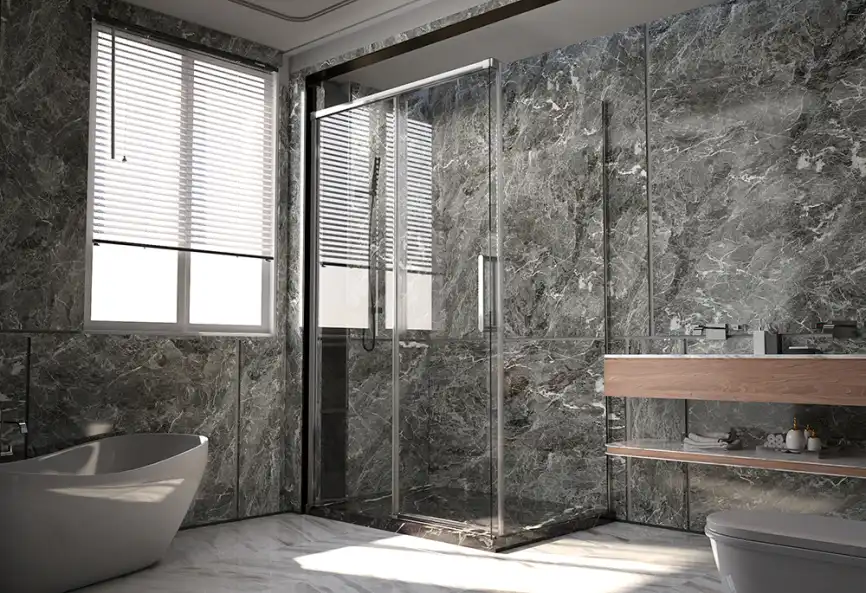 Душевой уголок  Veconi Premium Trento 150х80 PTC40-SP-15080-CH-01-C4, стекло Прозрачное профиль Хром фото 1