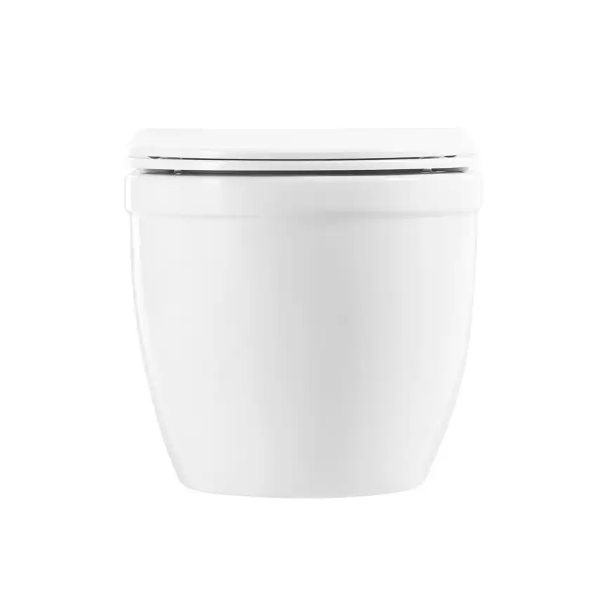 Подвесной унитаз BelBagno LOTO BB070CHR/SC, безободковый, с сиденьем микролифт, Белый фото 5