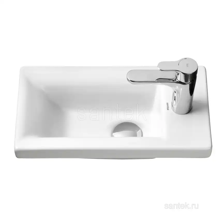 Раковина Santek Миранда 40 отверстие под смеситель 1WH302500 фото 3