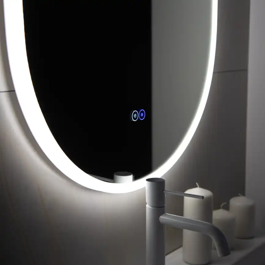 Зеркало с подсветкой AVS Агния 60x120 см, антипар фото 9