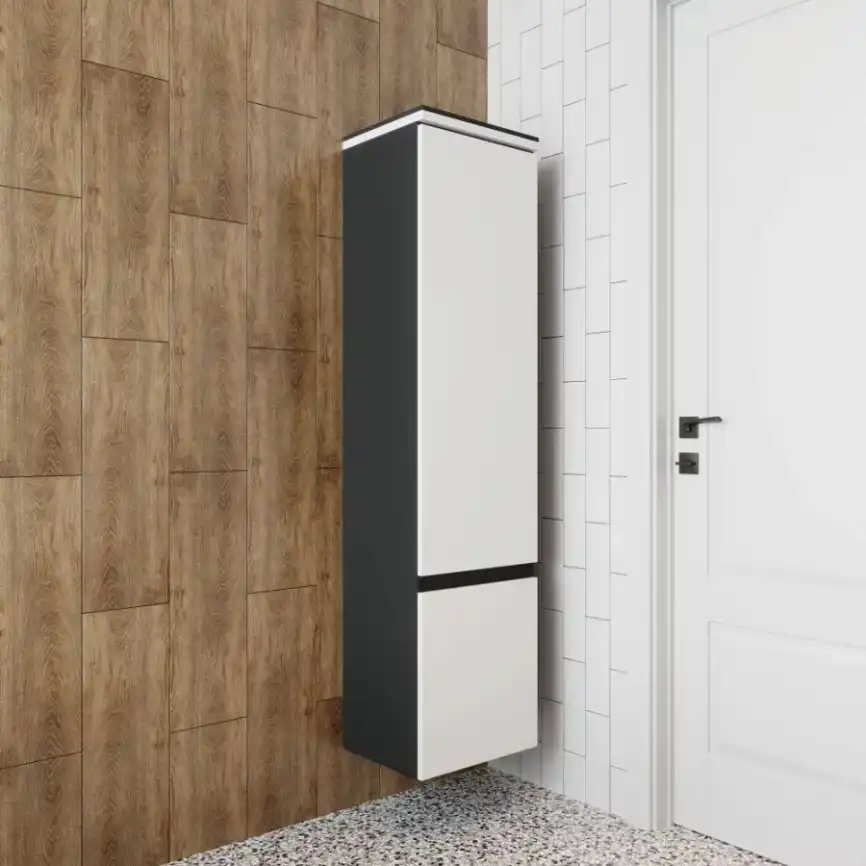 Пенал AURA ТРИУМФ 40 подвесной правый Белый фото 1