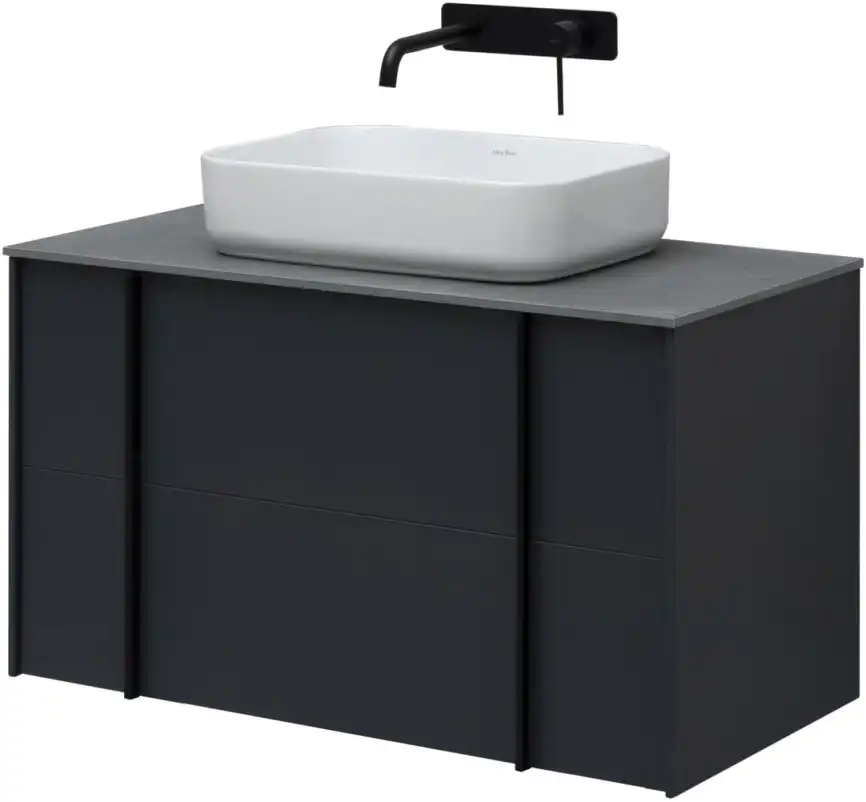 Тумба под раковину Allen Brau Reality 90 1.32006.AM антрацит матовый фото 17