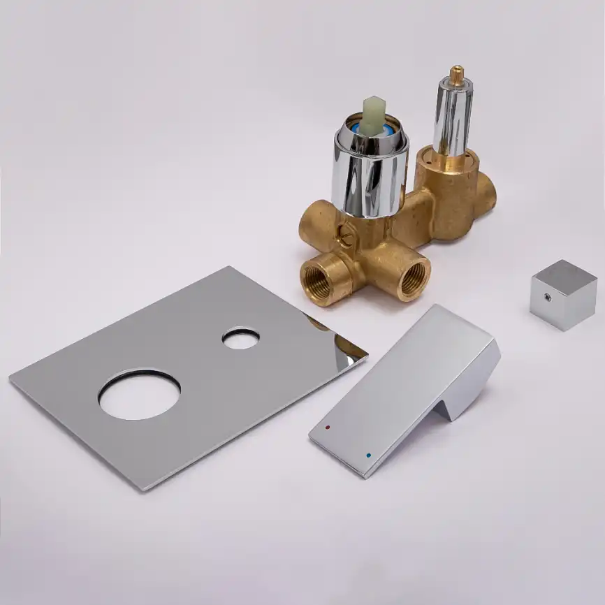 Встраиваемая душевая система AVS CUBE 811-221-CR, хром фото 6