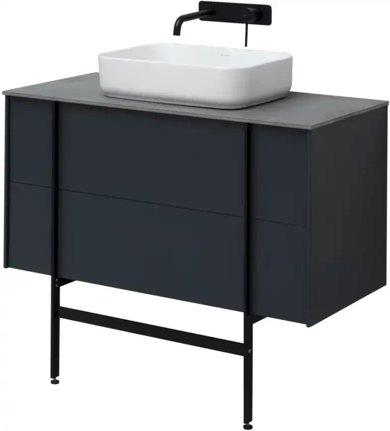 Тумба под раковину Allen Brau Reality 100 1.32007.AM антрацит матовый фото 34