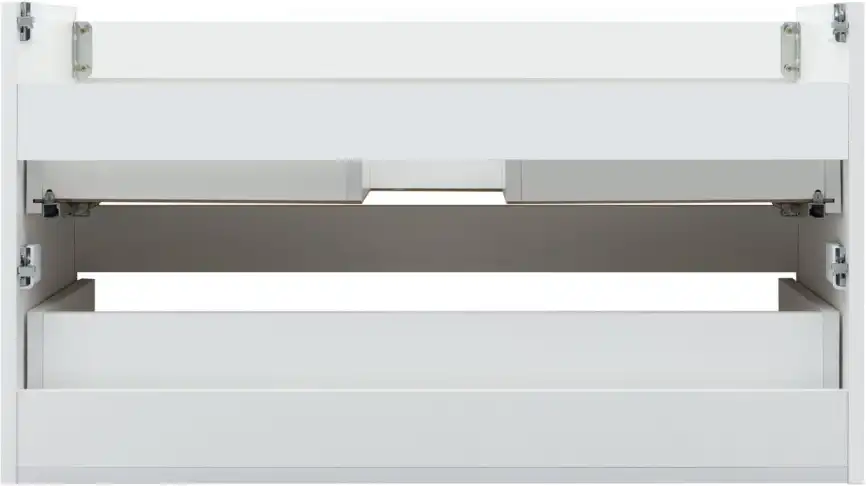 Тумба под раковину Aquanet Вега 90 белый глянец фото 11