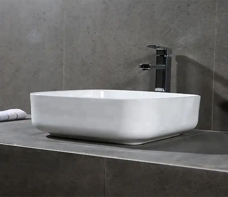 Раковина накладная CeramaLux 390х390х140 D1303, цвет Белый фото 10