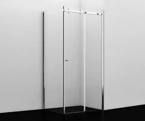 Душевой уголок WasserKRAFT Vils 56R 100х100 56R19 профиль Хром стекло Прозрачное фото 1