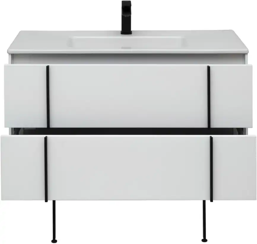 Тумба под раковину Allen Brau Reality 100 1.32007.WM белый матовый фото 15