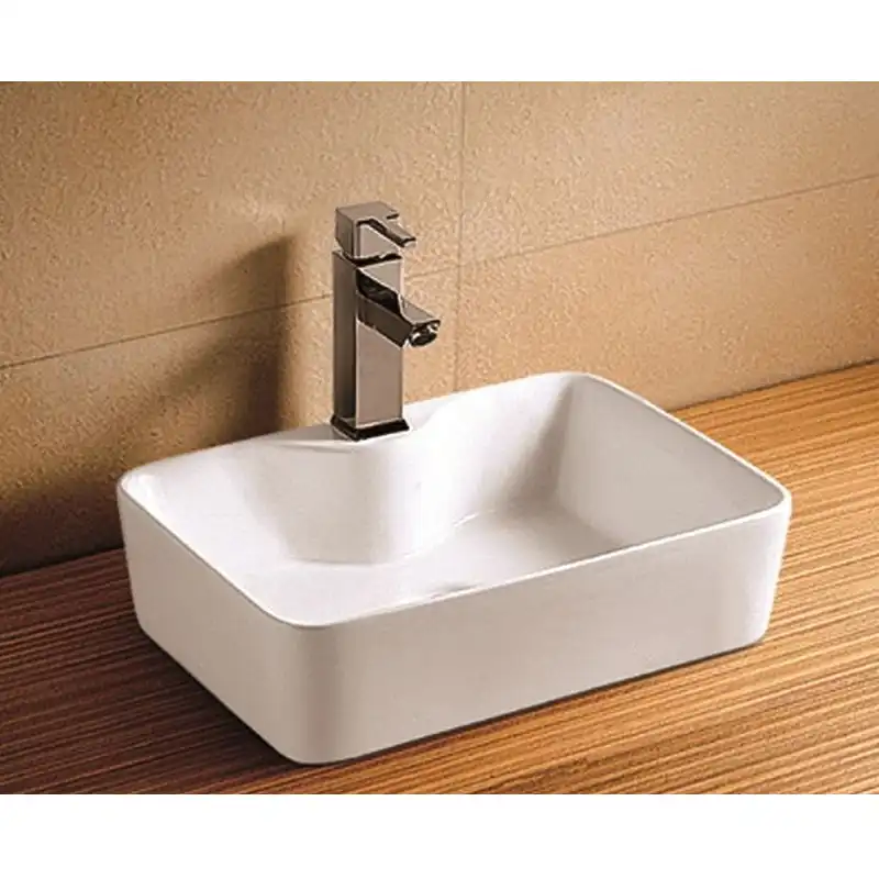 Раковина накладная Azario 480х370х130 AZ-2010, цвет Белый фото 2