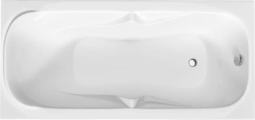 Акриловая ванна Marka One KLEO 160х75 01кл1675 прямоугольная, Белая фото 1
