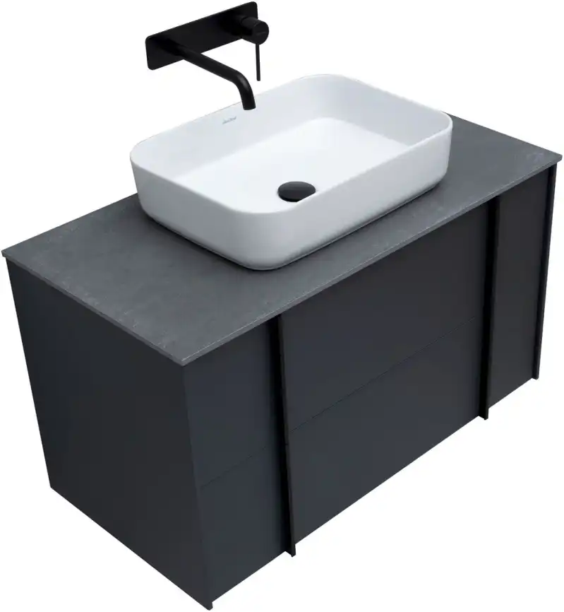 Тумба под раковину Allen Brau Reality 90 1.32006.AM антрацит матовый фото 12