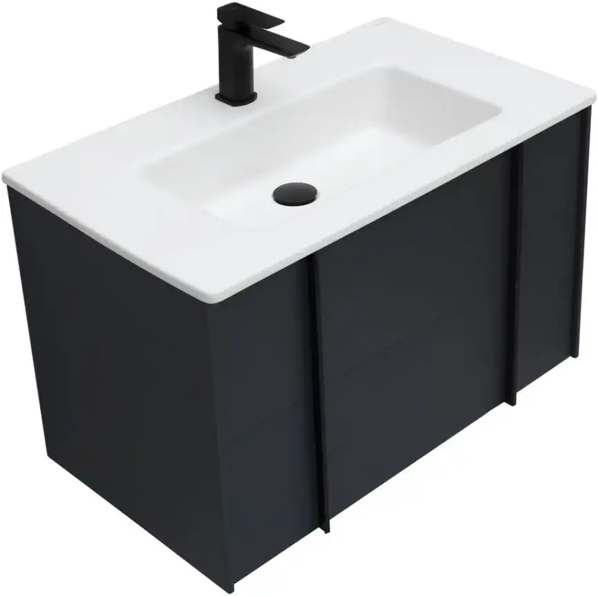 Тумба под раковину Allen Brau Reality 80 1.32005.AM антрацит матовый фото 4