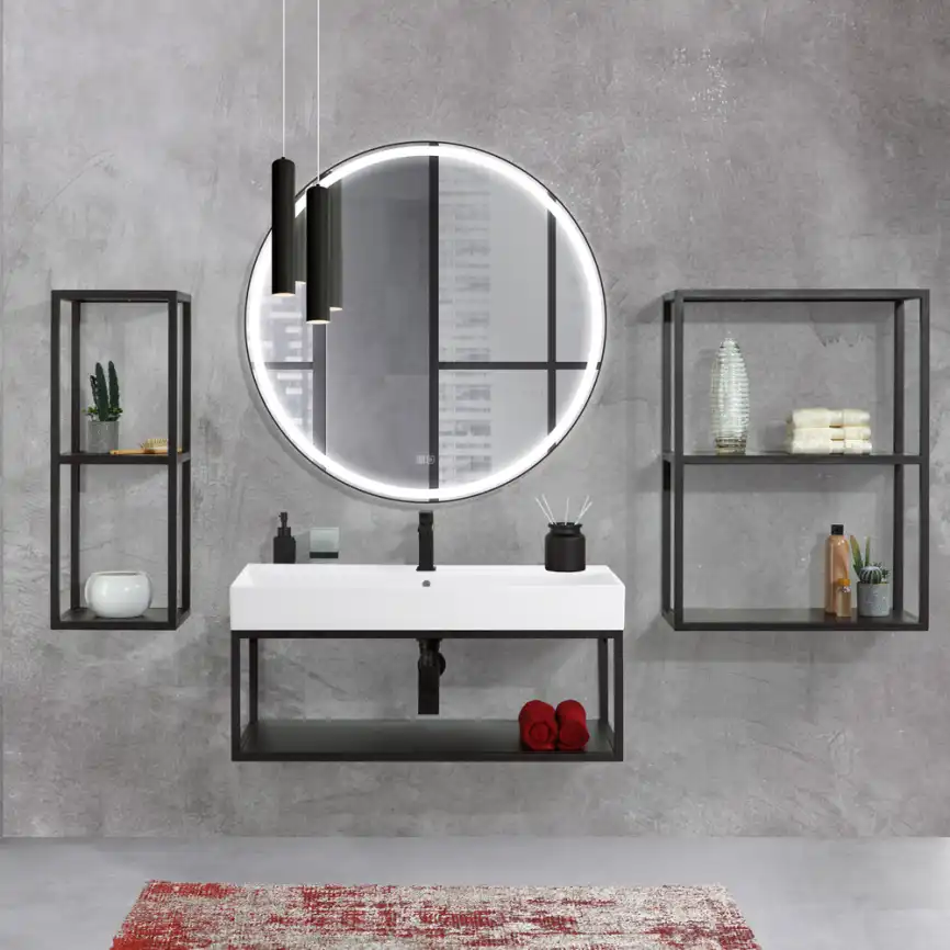 Зеркало Cezares CZR-SPC-CADRO-900-LED-TCH-WARM фото 8