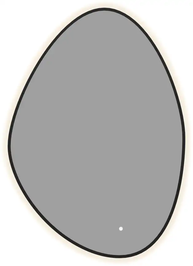 Зеркало Aquanet Контур 600х850 LED TX ассиметричное, черный, 367646 фото 1