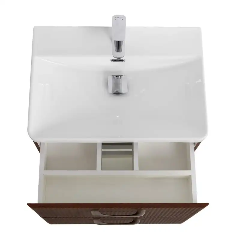 Тумба под раковину BelBagno DUE-800-2C-SO-RN-P подвесная Rovere Nature фото 4