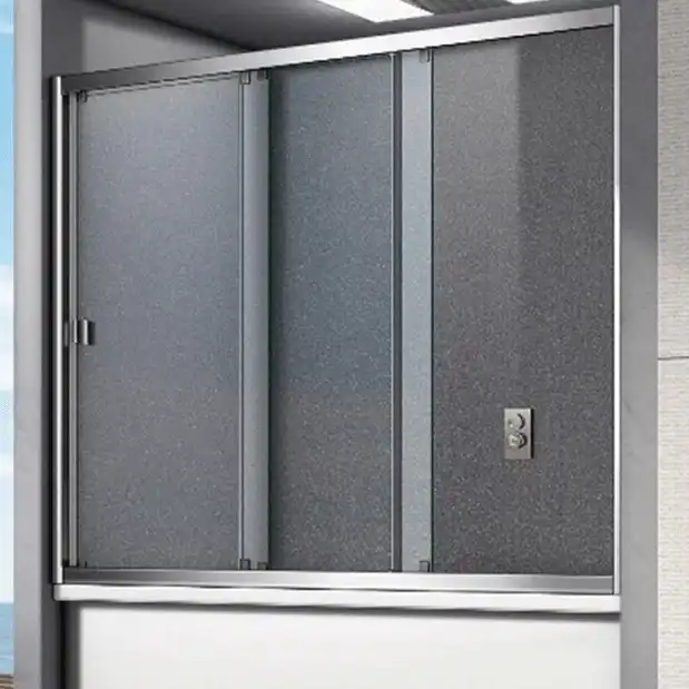 Шторка для ванны Good Door SCREEN WTW-140-G-CH 140 см, ПД00108, профиль Хром, стекло Рифленное фото 1