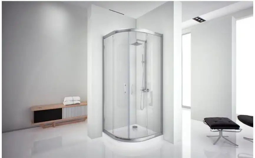 Душевой уголок Aquanet Alfa NAA2142 100x100, R550, прозрачное стекло фото 4