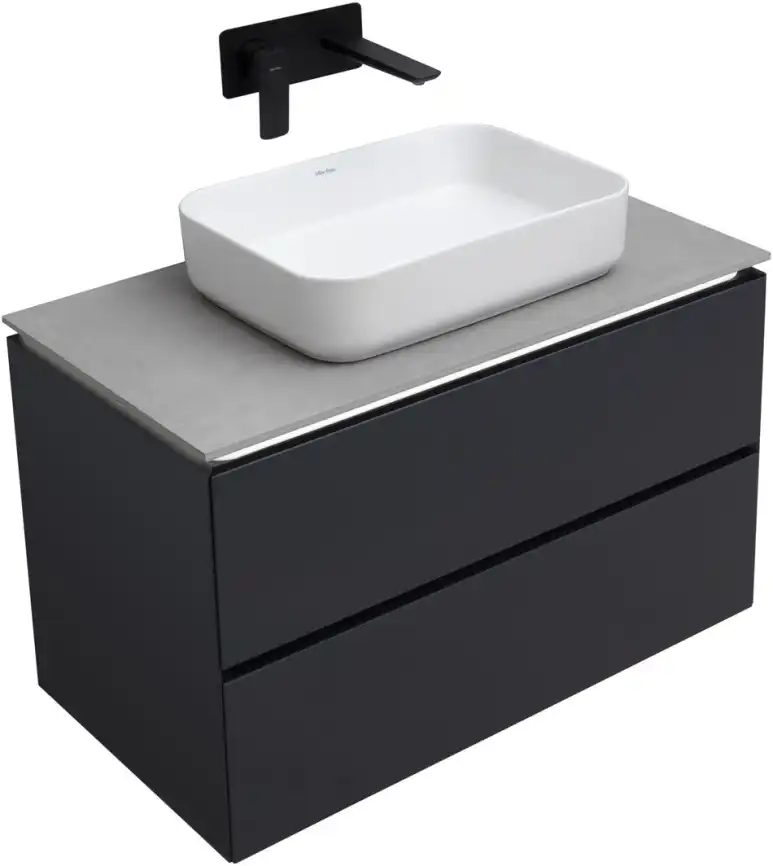 Тумба под раковину Allen Brau Infinity 85 1.21001.AM антрацит матовый фото 10