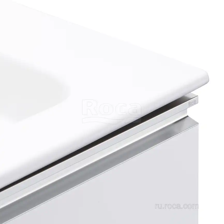 Тумбы под раковину Roca The Gap 80 A857399806 подвесная, цвет, Белый глянец фото 9