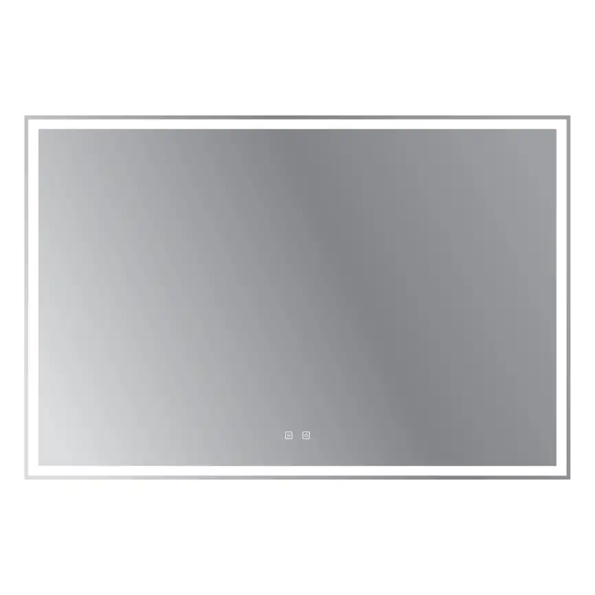 Зеркало BelBagno SPC-GRT 120х80 SPC-GRT-1200-800-LED-TCH-SND с подстветкой, сенсорный выключатель, голосовым управлением и подогревом фото 1