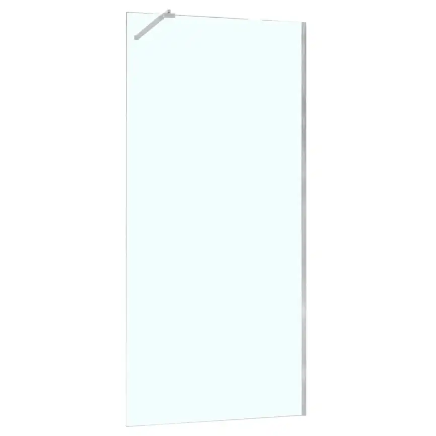 Душевая перегородка Azario Walk-in 100 AZ-251-100-CH-CL стекло 8 мм прозрачное, профиль Хром фото 2