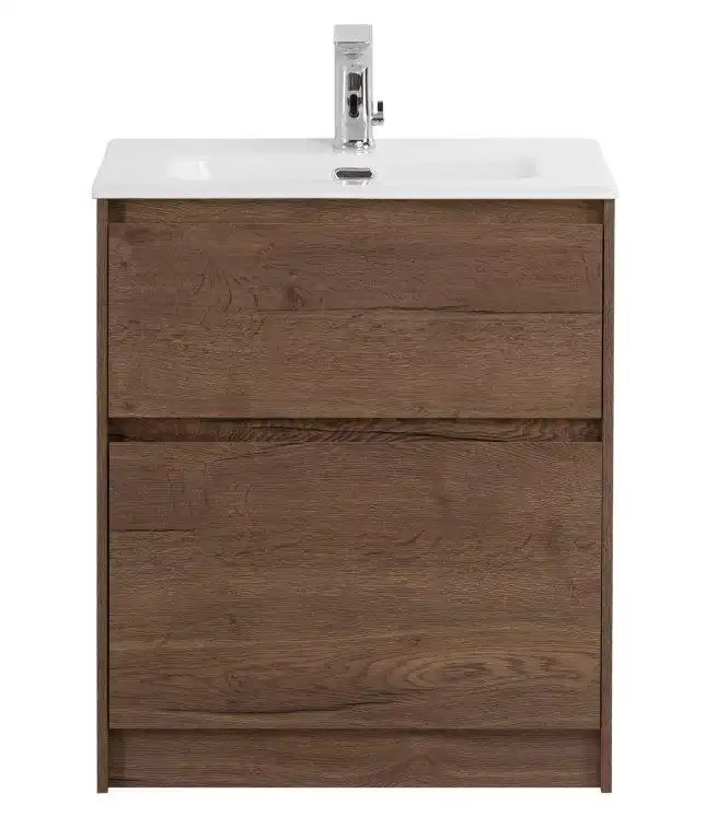 Тумба под раковину BelBagno KRAFT-600-2C-PIA-RT напольная Rovere Tabacco фото 1