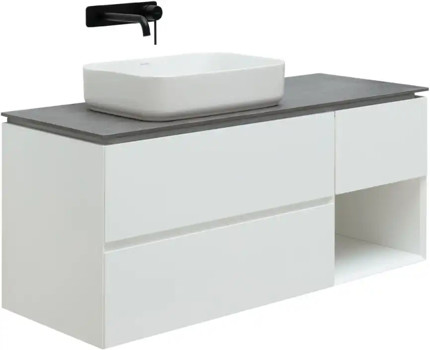 Тумба под раковину Allen Brau Infinity 120 1.21005.WM L белый матовый фото 1