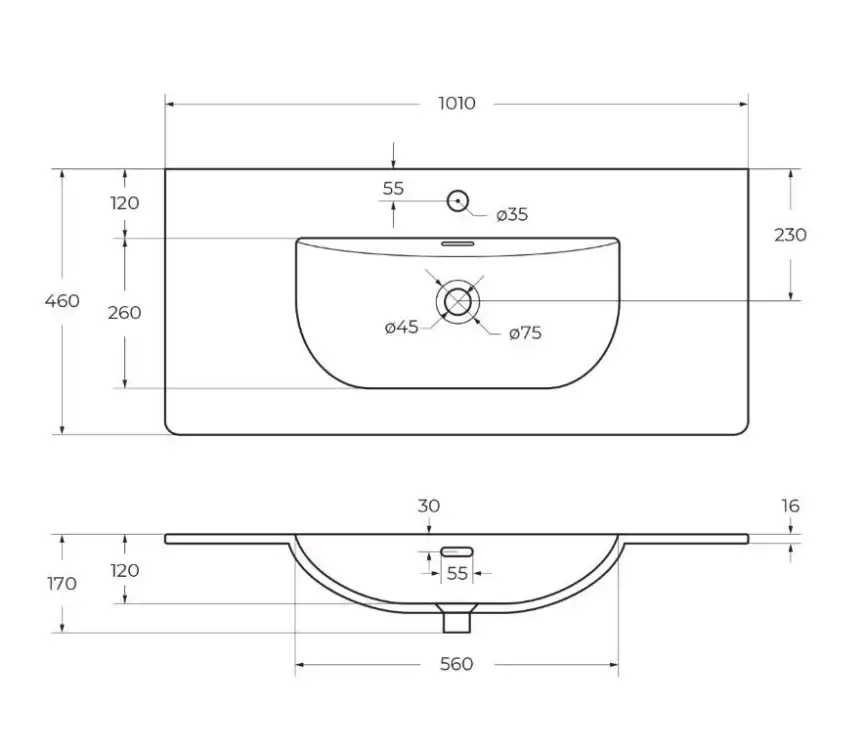 Тумба под раковину BelBagno UNO-1000-2C-SO-AO подвесная, Голубой Матовый фото 15