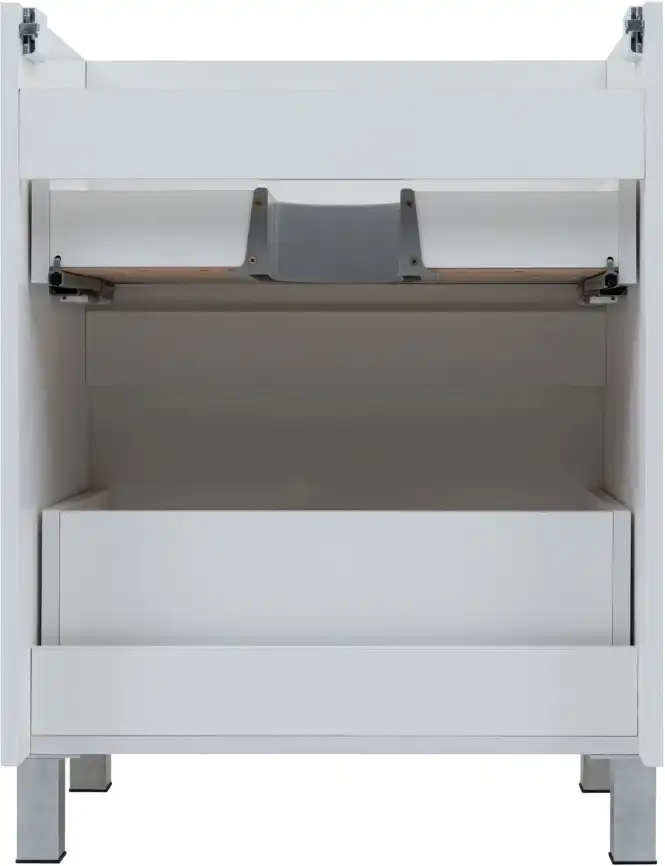 Тумба под раковину Aquanet Вега 60 напольная, белый глянец, 344121 фото 12