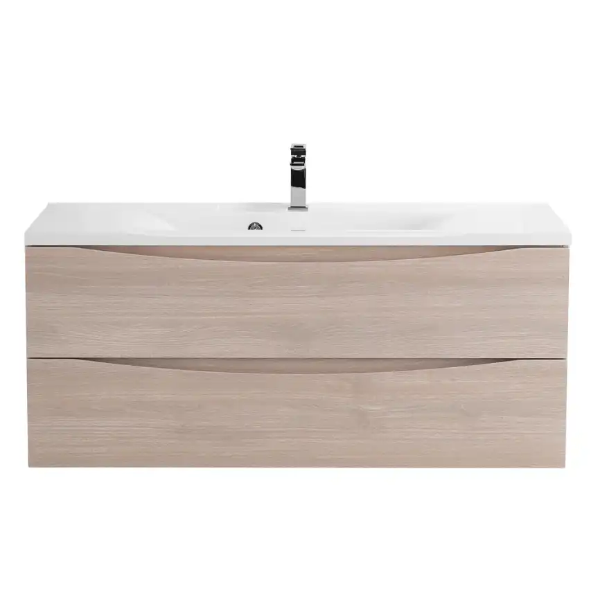 Тумба под раковину BelBagno MARINO-1100-2C-SO-RG-P подвесная Rovere Grigio фото 1