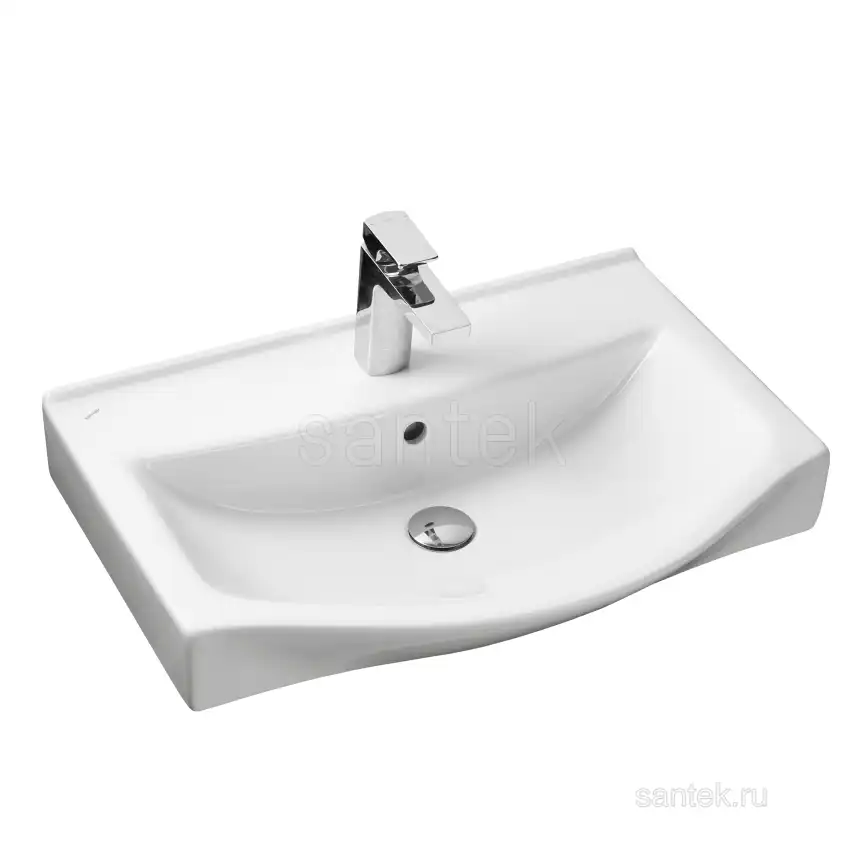 Раковина Santek Беверли 65 отверстие под смеситель 1WH302501 фото 1