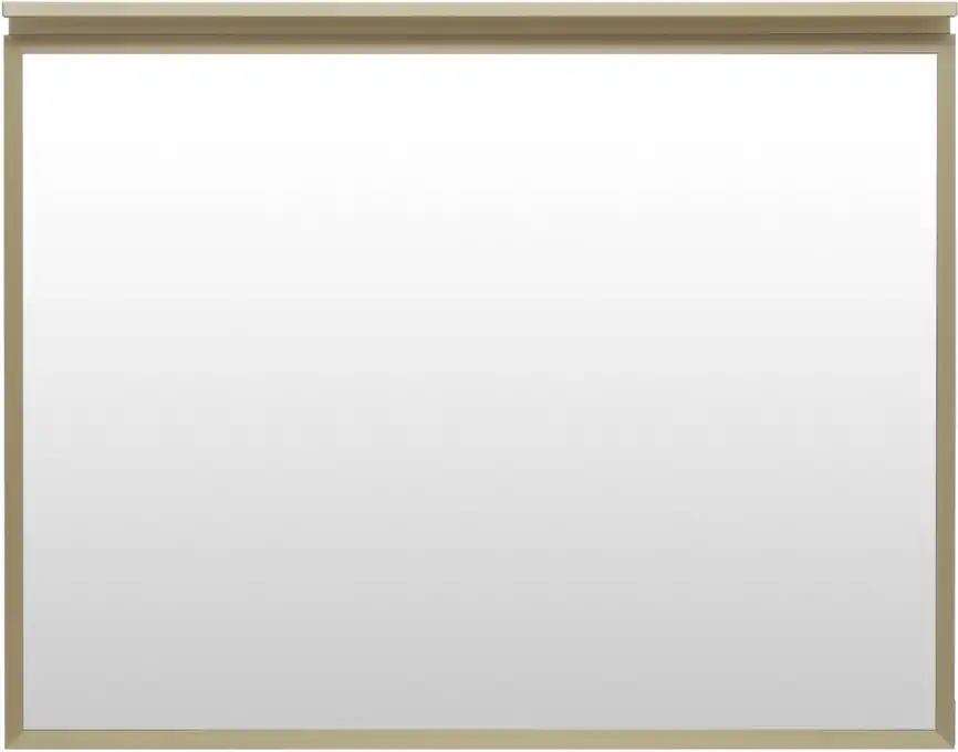 Зеркало Allen Brau Priority 100х75 1.31017.03 с подстветкой, сенсорный выключатель, Латунь фото 4