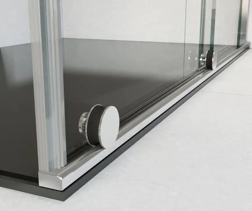 Душевой уголок Vincea Arno 150х90 VSR-1A9015CL, дверь раздвижная, профиль хром, стекло прозрачное фото 2