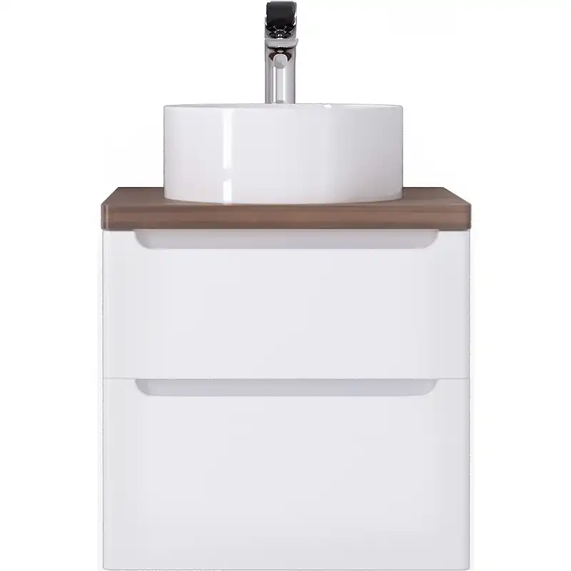 Тумба под раковину Jorno WOOD 60 wood.01.60/P/W Белая фото 1