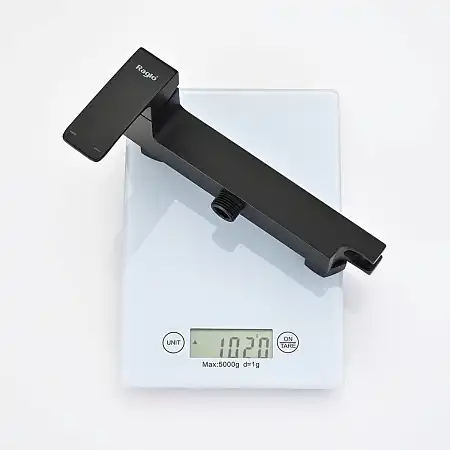 Смеситель с гигиеническим душем Raglo R01.51.06, Черный матовый фото 8